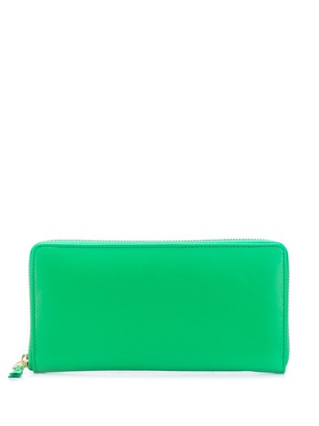 Comme Des Garçons Wallet - all around zip wallet - unisex - Leather - One Size - Green