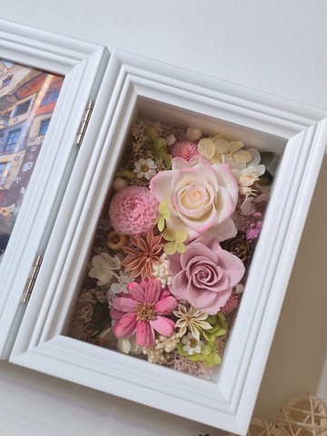 永生花相框 祝賀.新年花禮 生日禮物 紀念禮物 情人節禮物