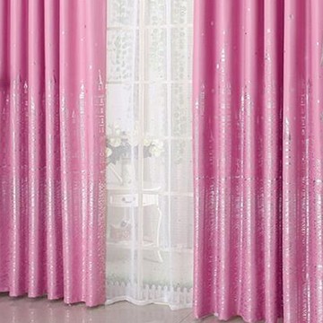 小銅板 遮光窗簾  180 x 100cm  粉色