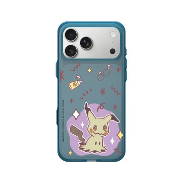iPhone 17 Pro Max Clear (相機按鈕) 夜幕藍 - 寶可夢 Pokemon - 暖色系列-謎擬Q