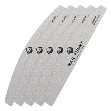 Funny 美甲斑馬紋磨砂條 180/240  5個  多色