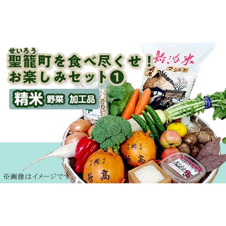 ふるさと納税 聖籠町を食べ尽くせ！お楽しみセット1 新潟県聖籠町