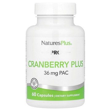 NaturesPlus, PRO 蔓越莓+，350 毫克，60 粒膠囊