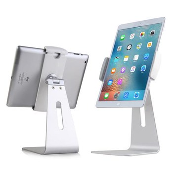 ipad12.9寸平板電腦桌面支架鋁合金懶人支撐底座9.7寸萬能通用網課學習機俯拍可調節多功能金屬大號夾持架子