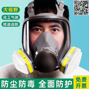【千羽家居】防毒面具 6800防毒面具 全面罩 噴漆化工打磨防粉塵 活性炭封閉式防塵面罩