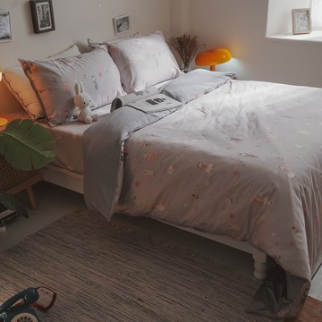 棉床本舖 絲滑新體驗-淑女與流氓【天絲棉】薄床包/被套/兩用被 台灣製 TENCEL™Loycell