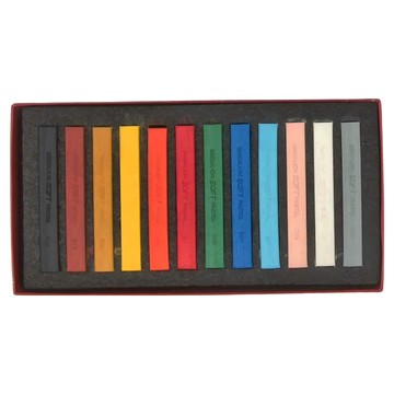 SIMBALION 雄獅 軟式粉彩組 SP-12  12色  1盒