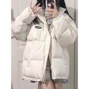 黑色羽絨服女冬季2025新款小個子短款韓版寬松設計感棉服加厚外套