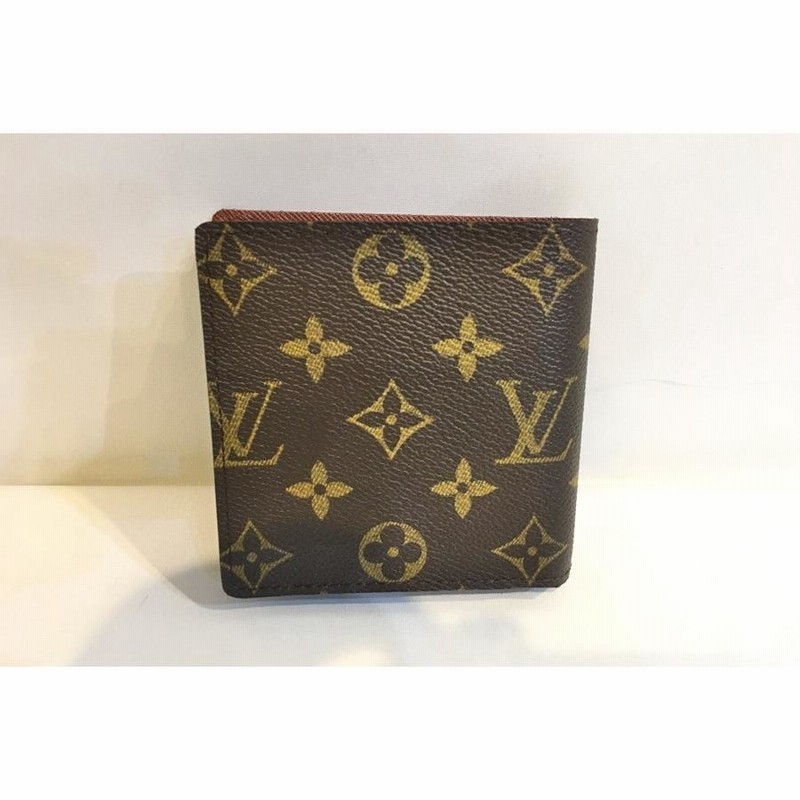 二子玉) ルイヴィトン LOUIS VUITTON M61675 財布 モノグラム ポルトフォイユマルコ 二つ折り財布 コインケース CA0033  未使用 | LINEショッピング