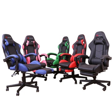 DFhouse 賽特爾電競椅附腳凳-5色