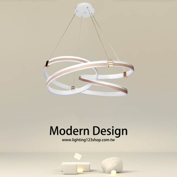 LED 160W 三色變光造型吊燈(附遙控)   H03-52-026-1