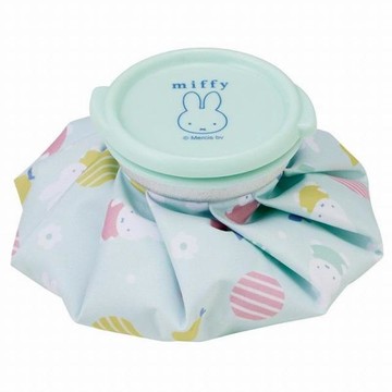 小禮堂 Skater 米飛兔 尼龍圓筒冰敷袋 S ICB1 (淺藍綠款)