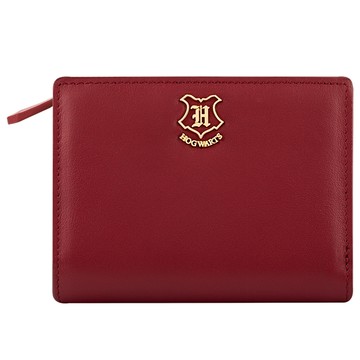 哈利波特系列RFID防盜拉鍊對折短夾-葛來分多