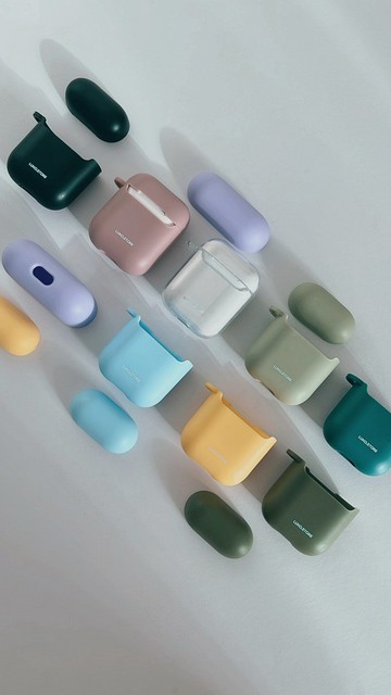 AirPods | LUKO設計 | 霧面馬卡龍色全包保護套