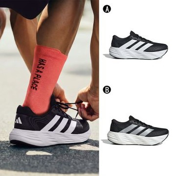 【Adidas 愛迪達】GALAXY 8 M WIDE 避震 輕量 慢跑鞋 運動鞋 男女 A-KK4183 B-KK4184