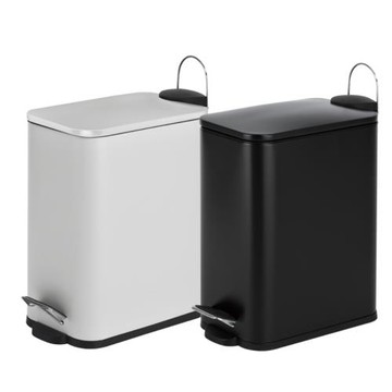 【H&R安室家】5L簡約窄型隙縫腳踏式垃圾桶PBL102