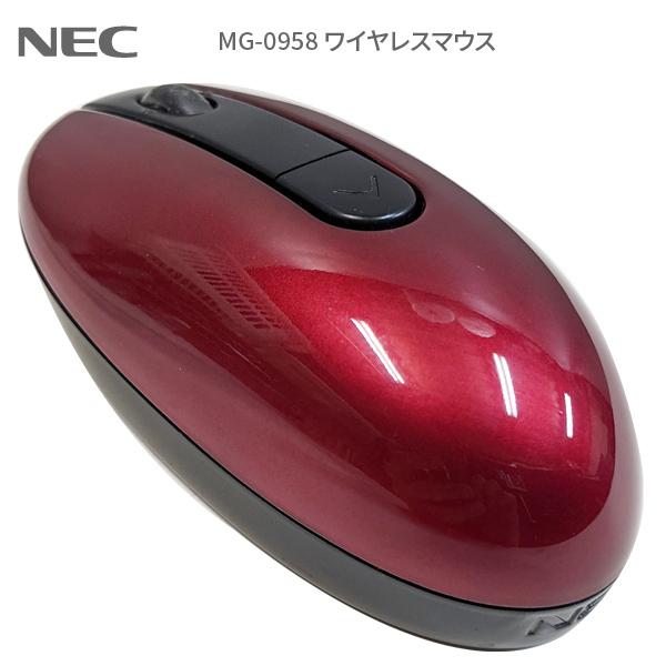 NEC MG-0958 純正 ワイヤレスマウス 赤 レッド 動作確認済み 30