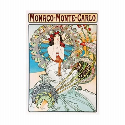 ミュシャ 作品 グッズ ポスター 絵画 モナコモンテカルロ インテリア A3サイズ 通販 Lineポイント最大get Lineショッピング