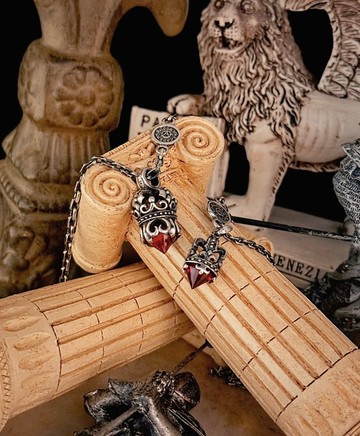 【巴洛克系列】皇冠墜  925純銀/情人對飾 (不含鍊)