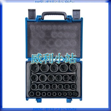 【威利小站】 KING TONY  4427MP 8-36mm 1/2" 氣動短套筒 27件式六角氣動套筒組套