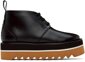 Stella McCartney 黑色 Sneak-Elyse Platform 乐福鞋