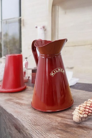 英國Rayware 復古工業風經典大容量2公升紅色冷水壺/花瓶