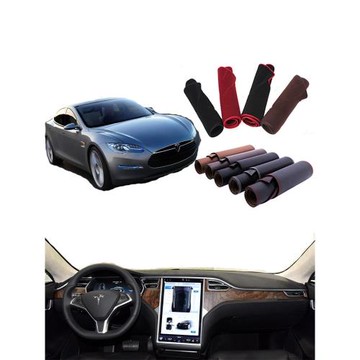 適用特斯拉MODEL S Tesla中控臺遮陽防曬避光墊內飾配件改裝右駕