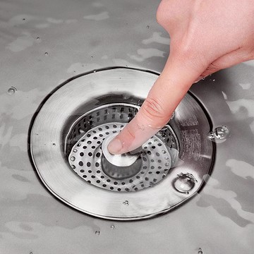 APEX｜ 不銹鋼廚房水槽過濾彈跳芯_304不銹鋼濾籃 (最新款)