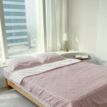 【SAVAMUNT賽芙嫚】三件床包組 奧地利蘭精天絲™莫代爾  粉點點(標準雙人/加大雙人/特大雙人)-廠商直送