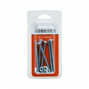 329傘頭機械牙附帽5/32x2"