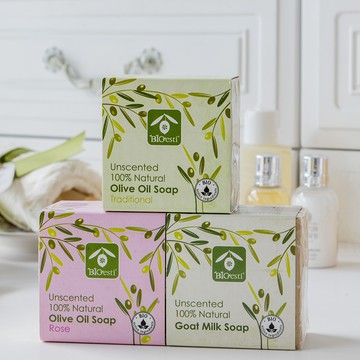 【希臘BIOESTI】高純度頂級橄欖馬賽皂200克1入(經典原味/山羊奶/玫瑰)