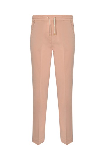 Re-HasH Francy Chino Trousers In Cotton And Lyocell