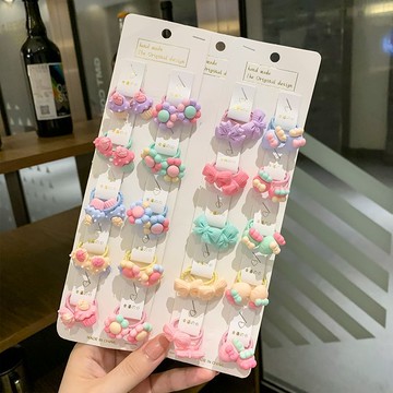 幼兒嬰兒公主紮頭髮皮筋頭繩橡皮筋女童寶寶不傷髮彈性好可愛髮圈JQ23GT01