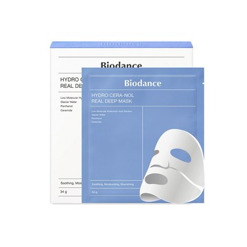 Biodance多重保濕實感深層全效面膜#保濕(34gx4片)盒(國際航空版)