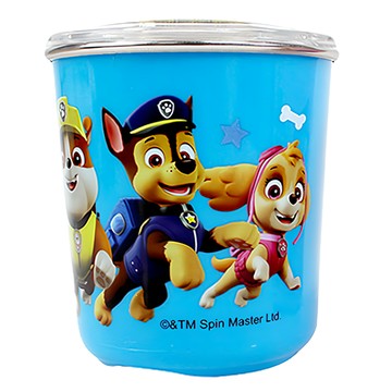 PAW PATROL 汪汪隊立大功 童樂不鏽鋼水杯  藍色  250ml  1個