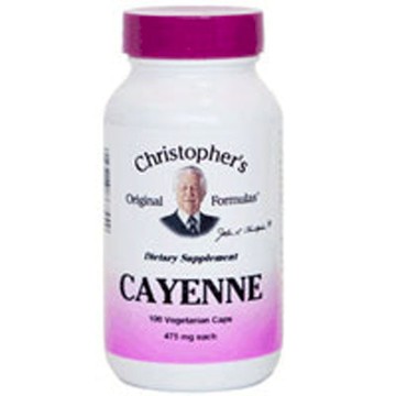 Cayenne Pepper 100 Vegicaps by Dr. Christophers Formulas