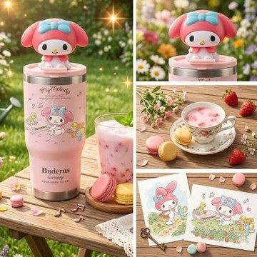速【德國Buderus】三麗鷗陶瓷手提樂GO冰霸杯710ml_多款任選