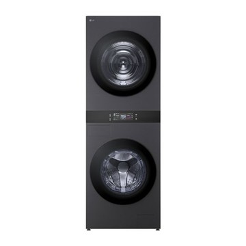 洗18公斤+乾18公斤 WashTower™ AI 智控洗乾衣機第二代｜熱泵除濕｜夜霧黑 - WD-S1818EB
