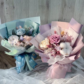 【客製花束】永生乾燥花束/生日花束/謝師禮/畢業花束/情人節
