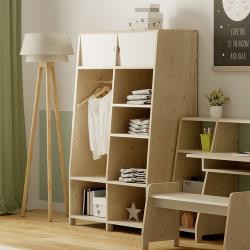 比利時mathy By Bols 樹屋雙層兒童床附滑梯及平台90x190 白色 特力 購物網 Line購物