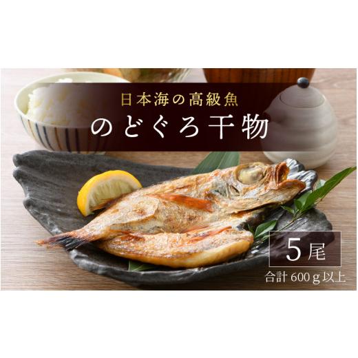 ふるさと納税 福井県 あわら市 日本海の高級魚 のどぐろ干物 5尾／ ビール 焼き魚 おつまみ 魚介類 海の幸 国産 個包装 お取り寄せ