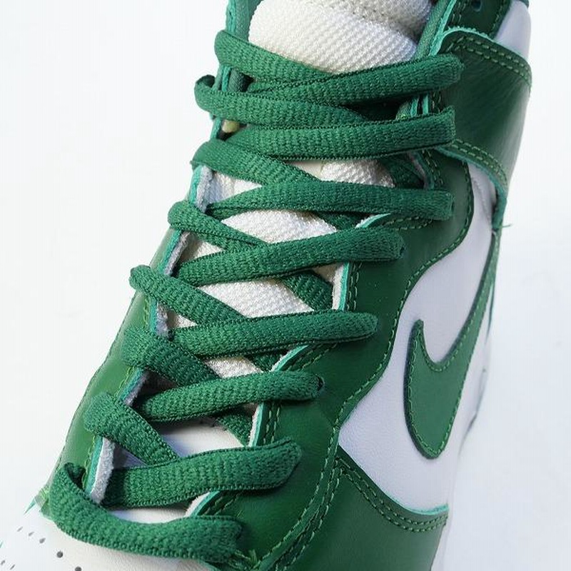 NIKE DUNK HIGH 白 緑 未使用 クローバー - スニーカー