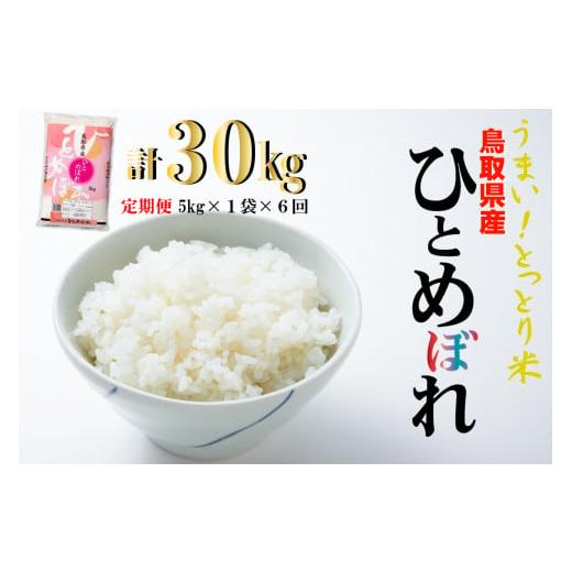 ふるさと納税 鳥取県 倉吉市 鳥取県産ひとめぼれ6回定期便（５ｋｇ×６回）