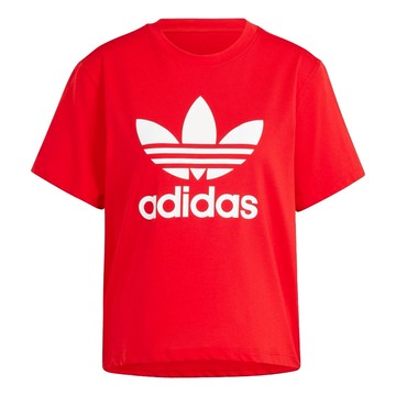 adidas Adicolor Trefoil Boxy T-shirt Asia Sizing 'Red'