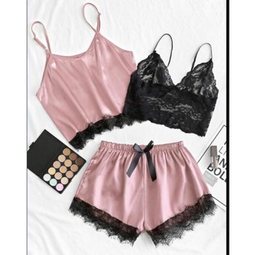 spring and summer pajamas homewear ladies nightdres睡褲睡衣