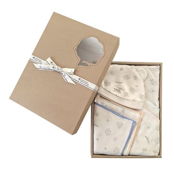 有機棉四季紗布禮盒-貓頭鷹NB