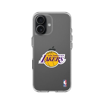iPhone 17 Clear Case（相機按鈕） 透明 - NBA - Logo-洛杉磯湖人 L.A. Lakers