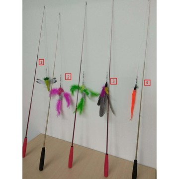 🎉衝評價 最低價🎉 三節伸縮逗貓棒 大鳥 羽毛玩具 貓用品 寵物玩具 逗貓杆 逗貓桿 伸縮逗貓棒