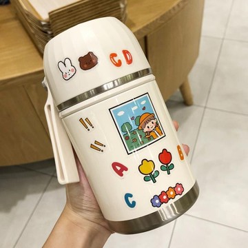 【樂天精選】小型燜燒壺燜燒杯女飯盒可愛少女心學生上班族1人便攜帶飯保溫桶