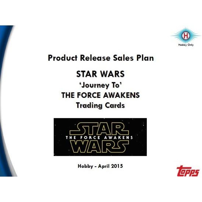 TOPPS STAR WARS JOURNEY TO THE FORCE AWAKENS BOX | LINEショッピング